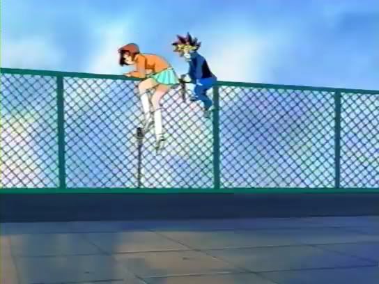 Hình anime Atemu và Anzu trong bộ YugiOh (vua trò chơi) Anzu52