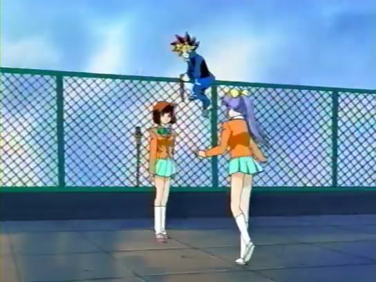 Hình anime Atemu và Anzu trong bộ YugiOh (vua trò chơi) Anzu53