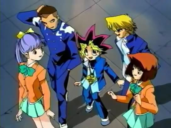 Hình anime Atemu và Anzu trong bộ YugiOh (vua trò chơi) Anzu56