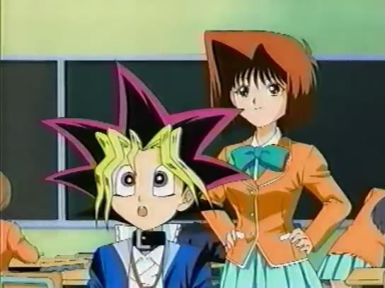 Hình anime Atemu và Anzu trong bộ YugiOh (vua trò chơi) Anzu60