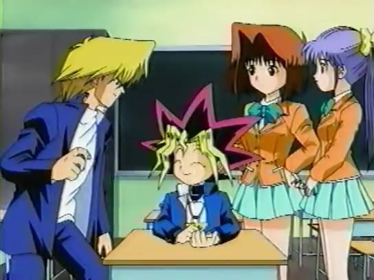 Hình anime Atemu và Anzu trong bộ YugiOh (vua trò chơi) Anzu71