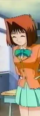 Hình anime Atemu và Anzu trong bộ YugiOh (vua trò chơi) Anzu74