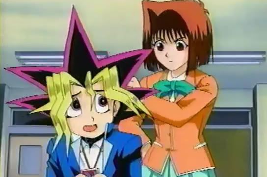 Hình anime Atemu và Anzu trong bộ YugiOh (vua trò chơi) Anzu78