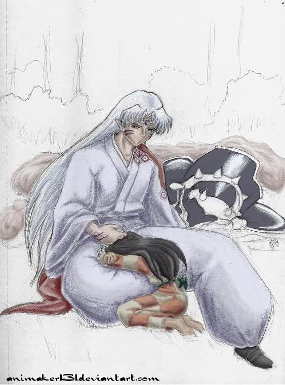 ♥♥Fic dịch Inuyasha (Sesshoumaru x Rin): Lily of the valley♥ - Page 2 Bad_Dreams_in_progress_by_Animaker131