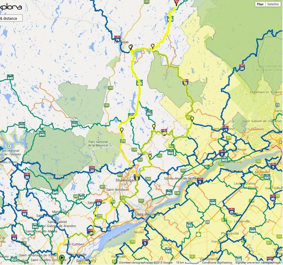  Joliette/Rivière à Pierre/Lac Édouard/LaTuque photo ride report 24-25janvier2015 Carte_zpsr2izqyta