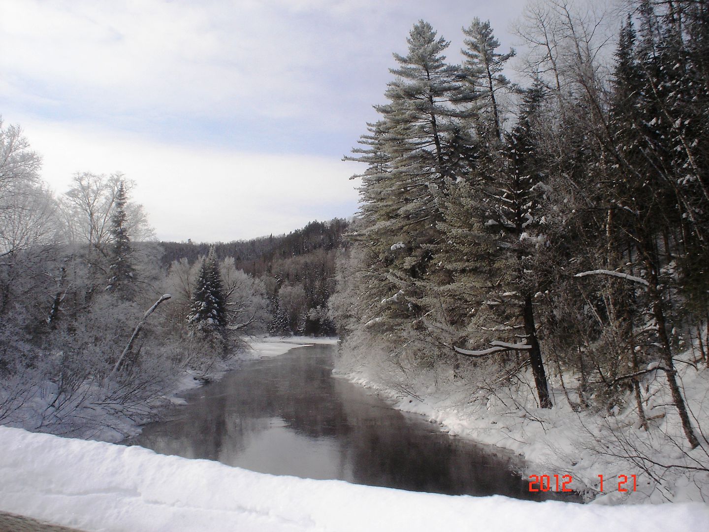 Mauricie: GrandMère/Latuque/Rivière à Pierre photo ride-report 21 janvier 2012 DSC00593