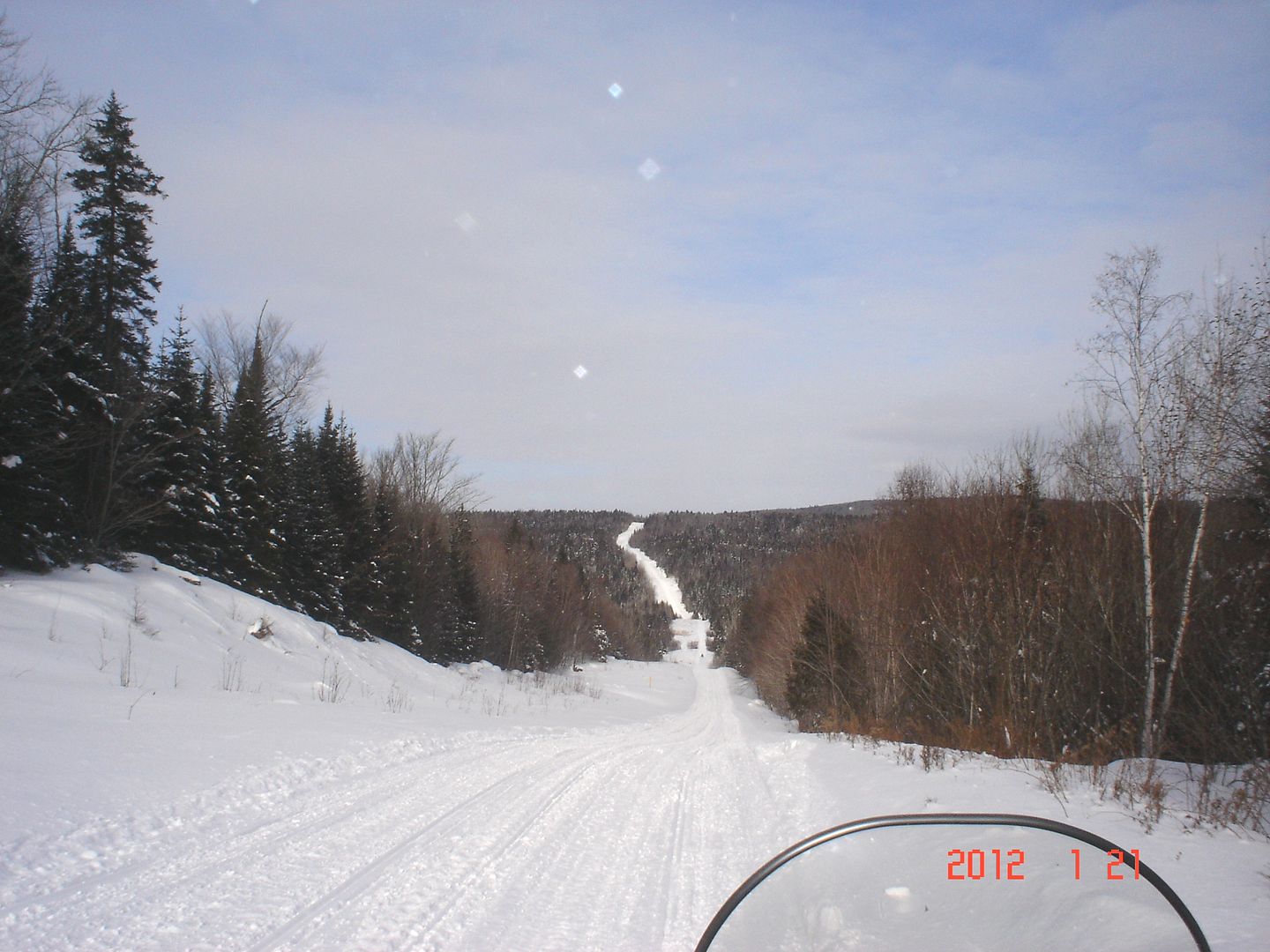 Mauricie: GrandMère/Latuque/Rivière à Pierre photo ride-report 21 janvier 2012 DSC00597