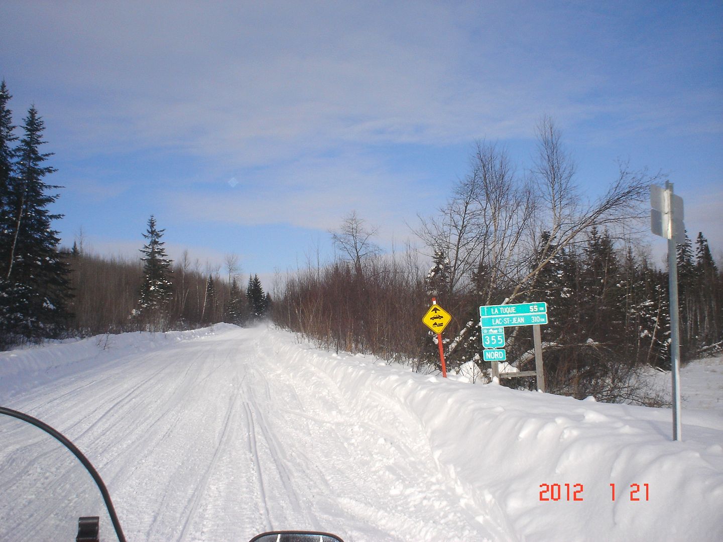 Mauricie: GrandMère/Latuque/Rivière à Pierre photo ride-report 21 janvier 2012 DSC00600