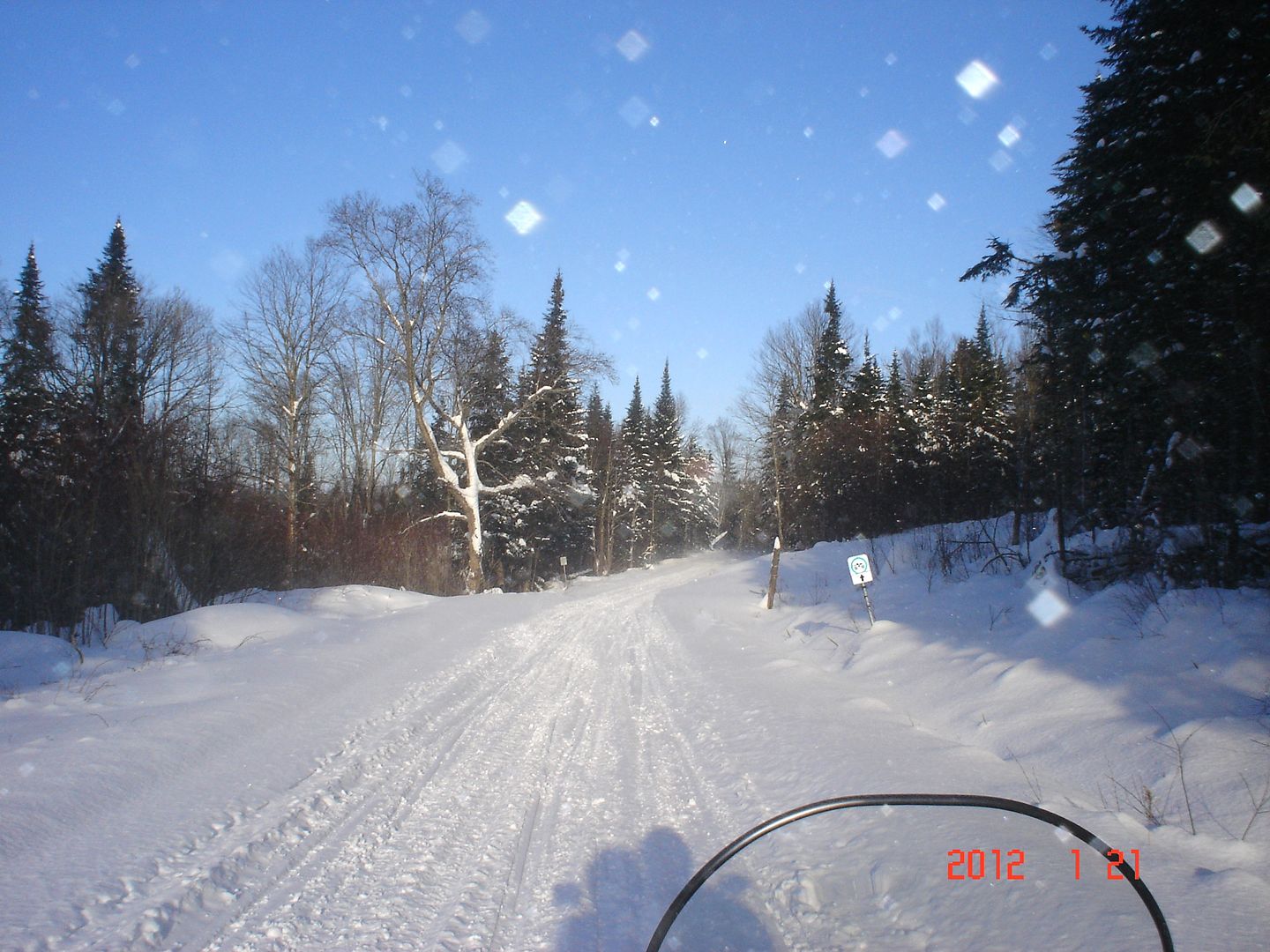 Mauricie: GrandMère/Latuque/Rivière à Pierre photo ride-report 21 janvier 2012 DSC00626