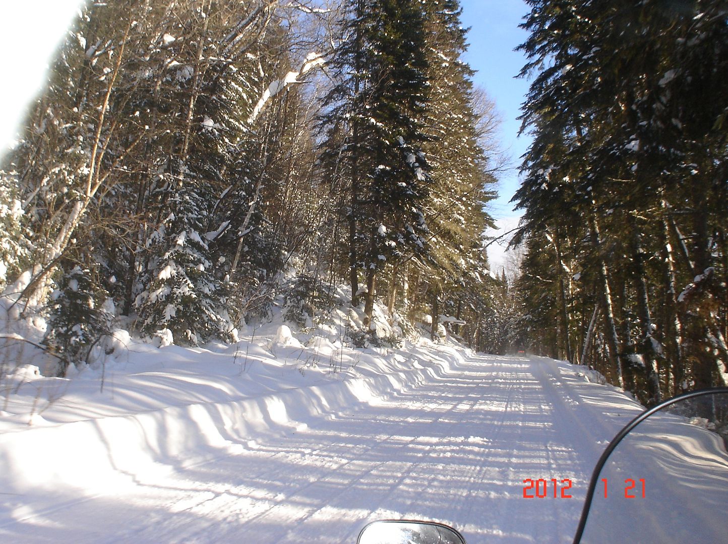 Mauricie: GrandMère/Latuque/Rivière à Pierre photo ride-report 21 janvier 2012 DSC00641