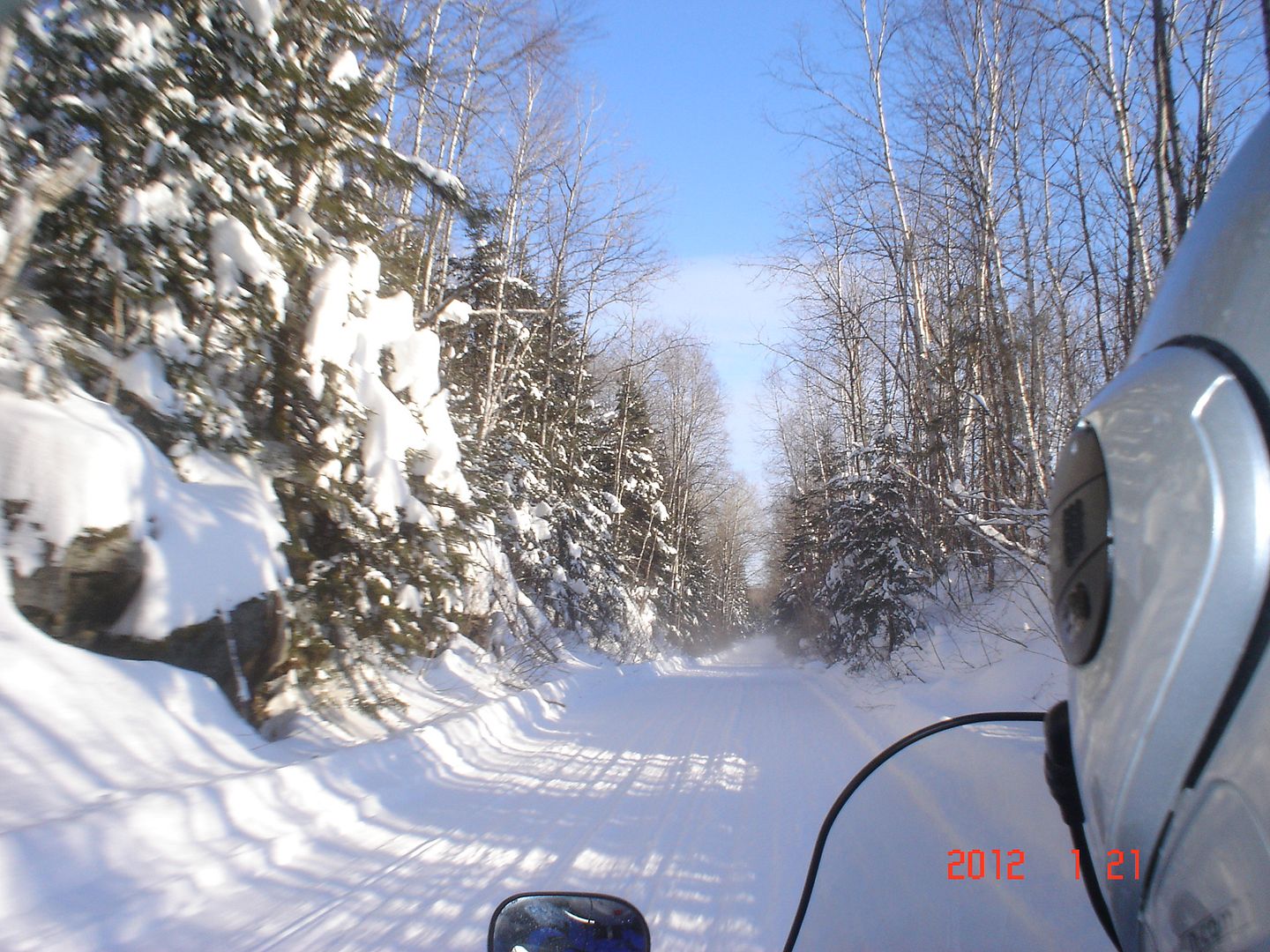 Mauricie: GrandMère/Latuque/Rivière à Pierre photo ride-report 21 janvier 2012 DSC00667