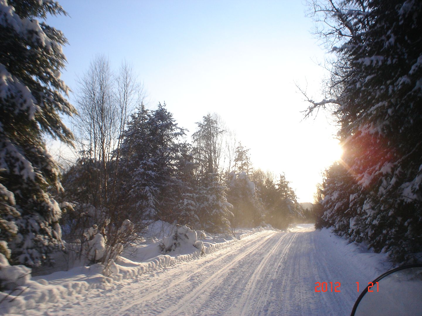 Mauricie: GrandMère/Latuque/Rivière à Pierre photo ride-report 21 janvier 2012 DSC00698