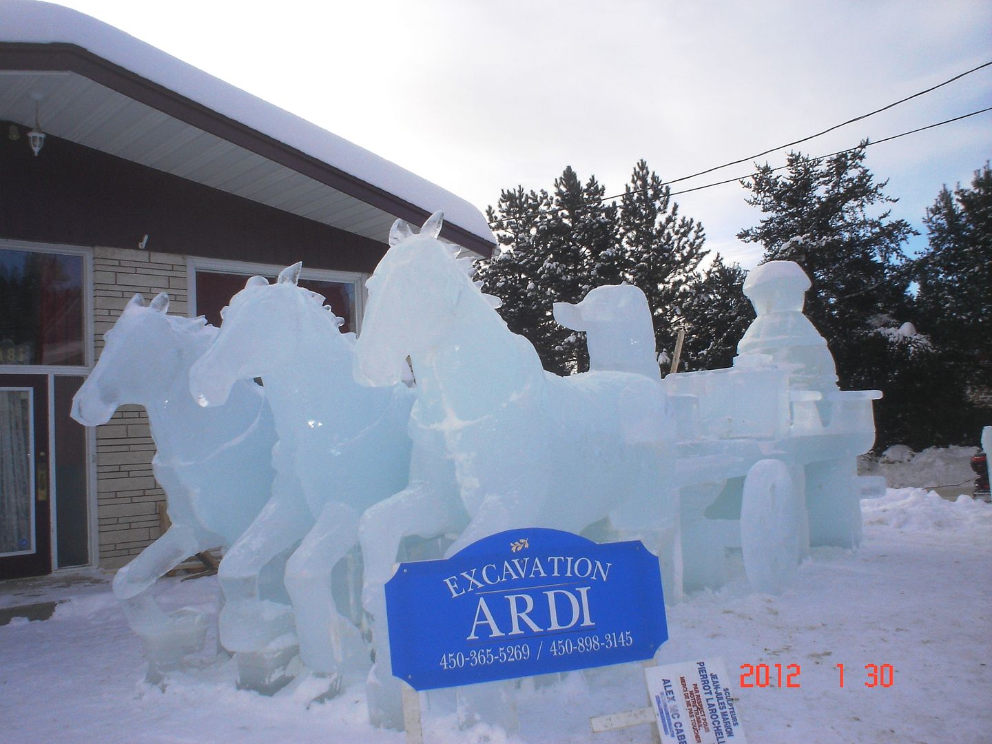 Festival des sculptures de glace de St-Côme dans Lanaudière--- photo-report      DSC00804