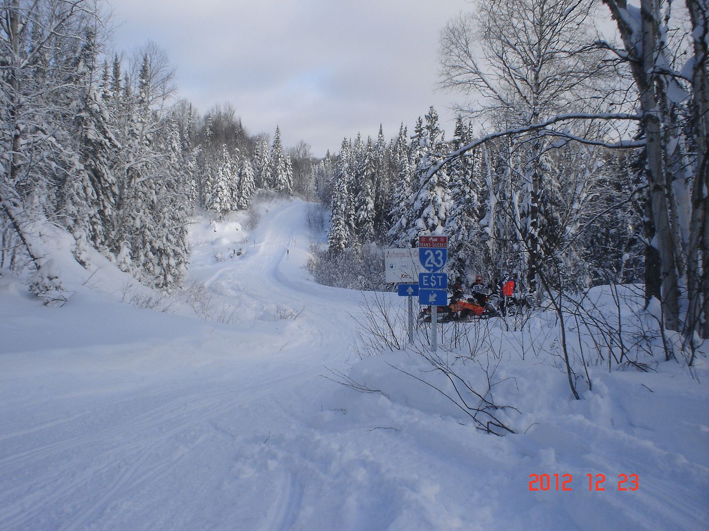 St-Gabriel/St-Zénon/Parc Mt-Tremblant/St-Michel des saints report 23 dec 2012 DSC03877