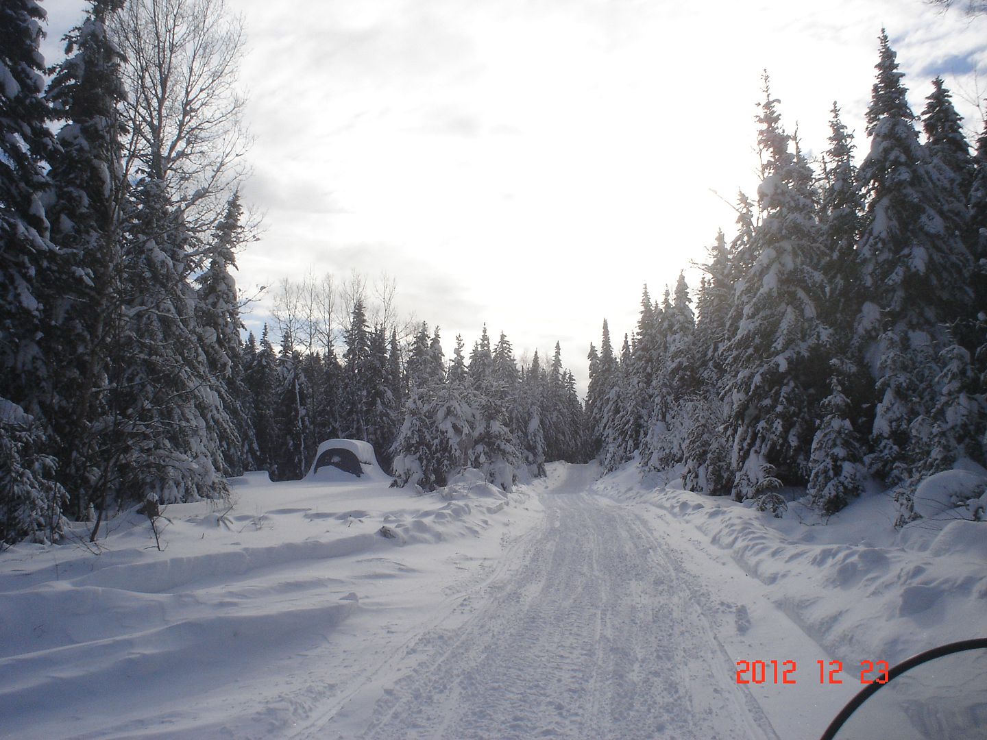 St-Gabriel/St-Zénon/Parc Mt-Tremblant/St-Michel des saints report 23 dec 2012 DSC03897