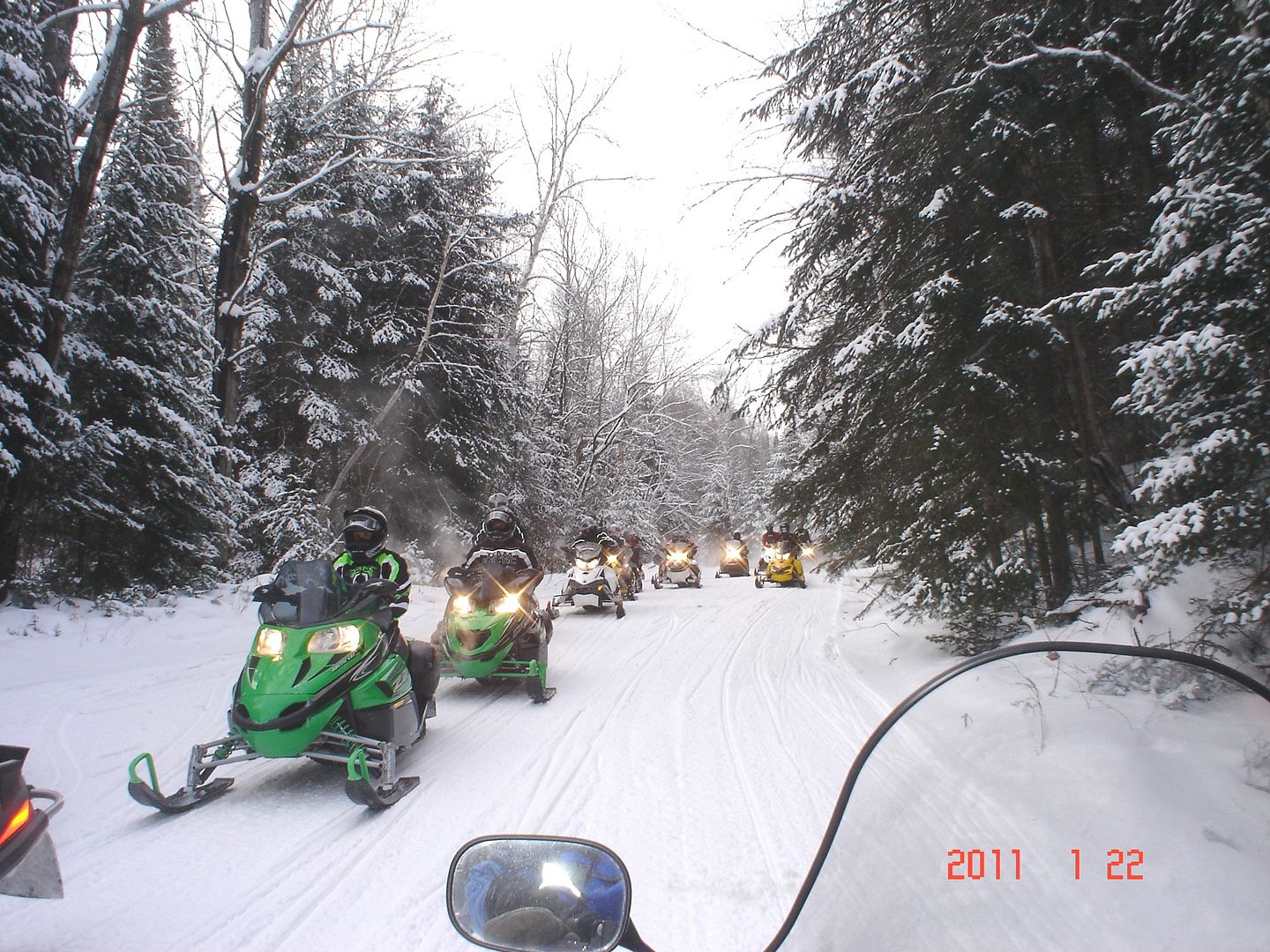 St-Zenon/ Parc Mt-Tremblant/ St-donat--Montagne Noire 22 janvier 2011 photo ride report DSC08987