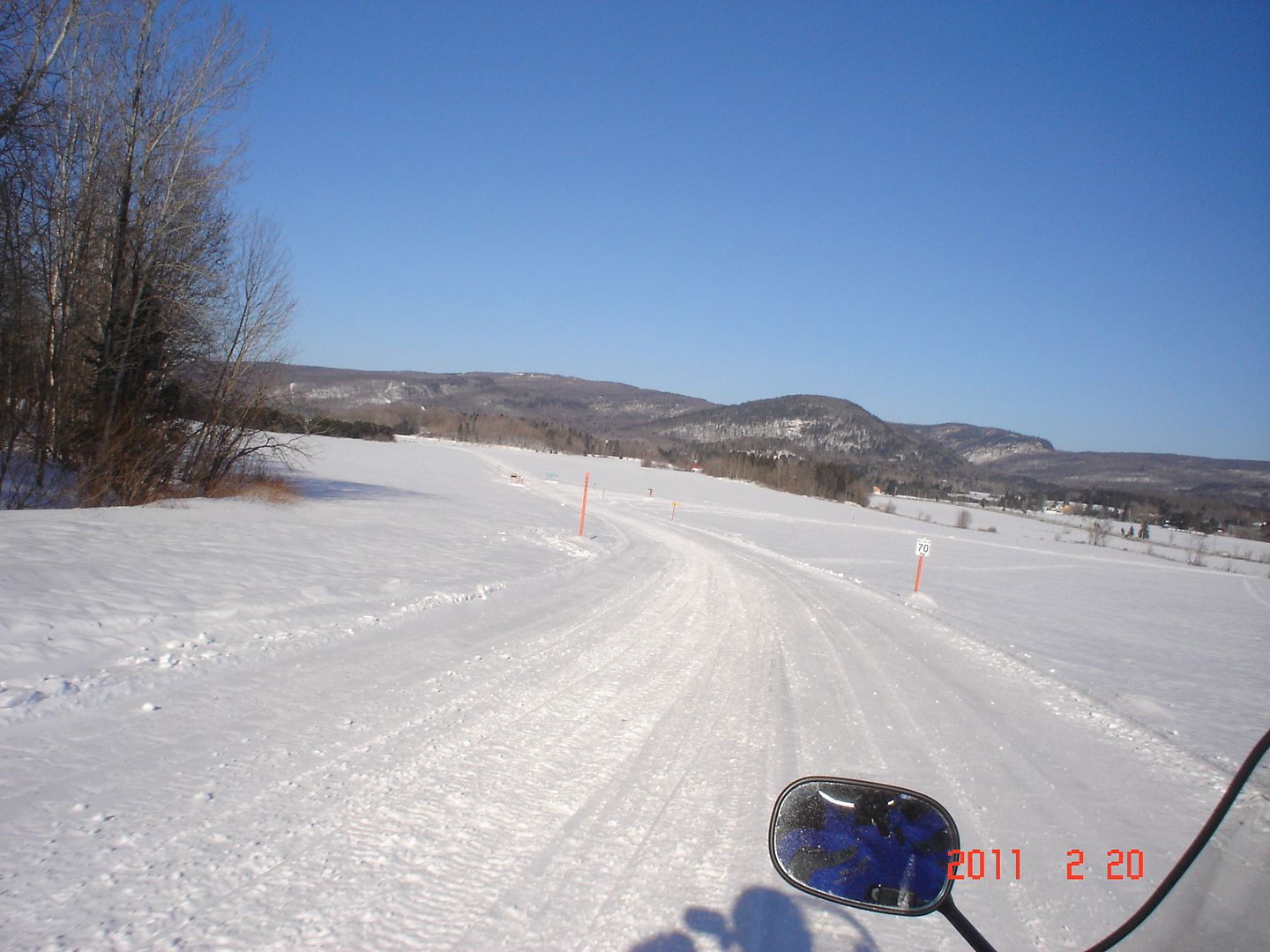 Joliette/tour du Lac Taureau 20 février 2011 DSC09458