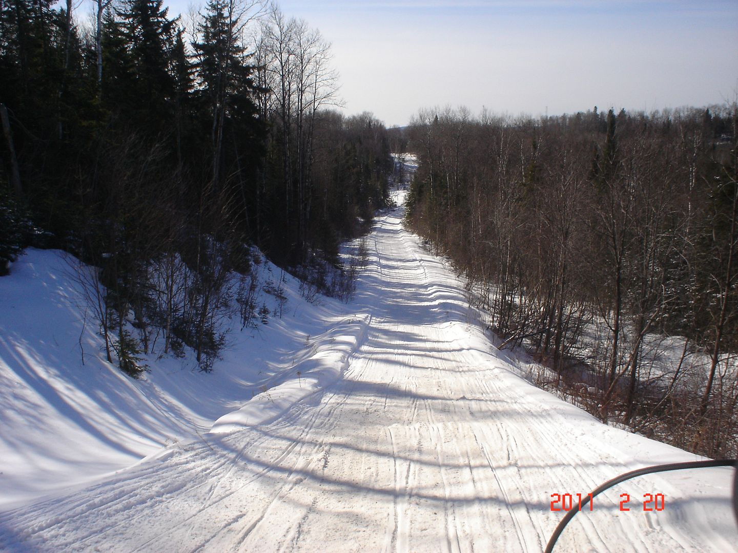 Joliette/tour du Lac Taureau 20 février 2011 DSC09473