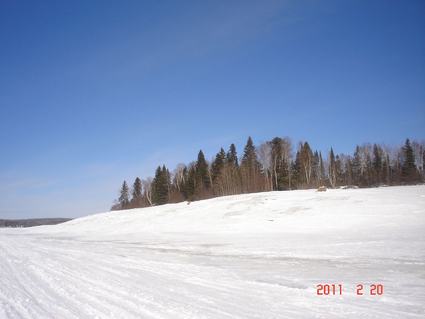 Joliette/tour du Lac Taureau 20 février 2011 DSC09483