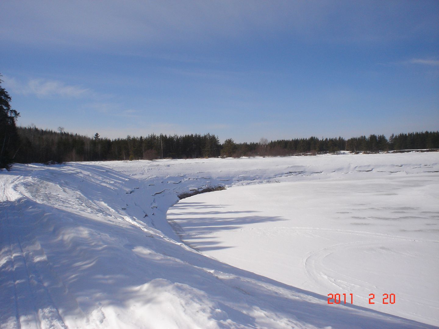 Joliette/tour du Lac Taureau 20 février 2011 DSC09490