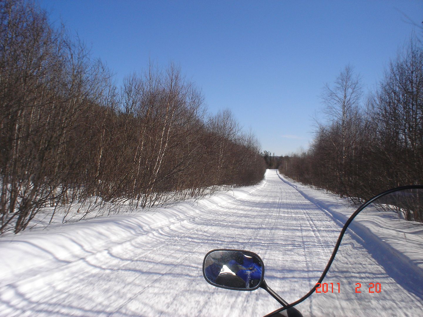 Joliette/tour du Lac Taureau 20 février 2011 DSC09507