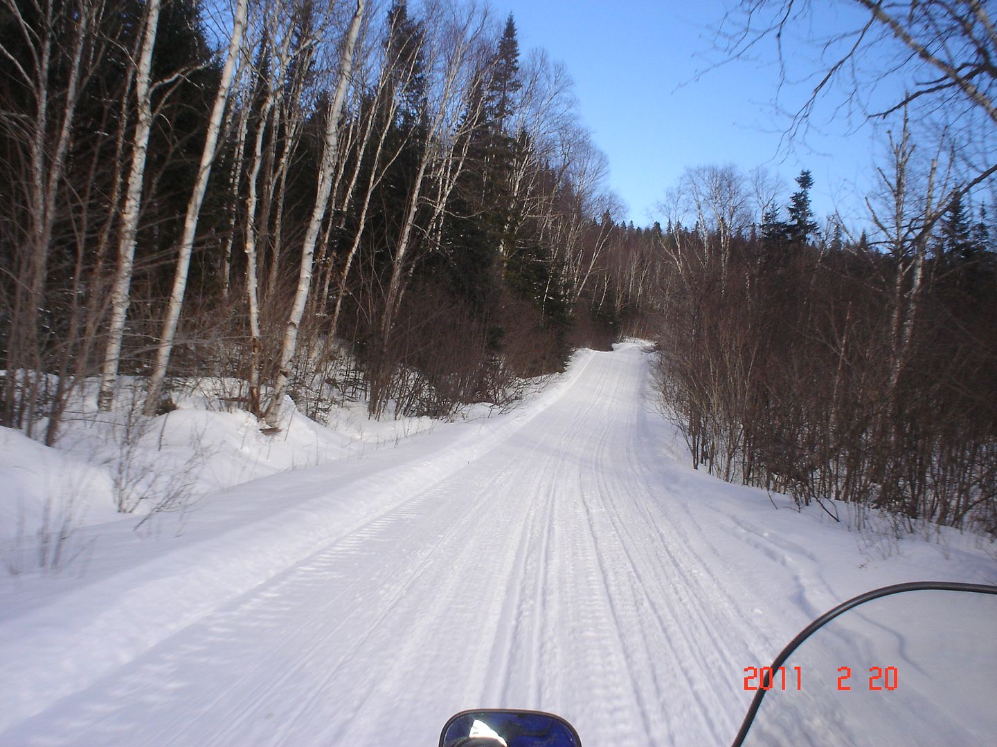 Joliette/tour du Lac Taureau 20 février 2011 DSC09520