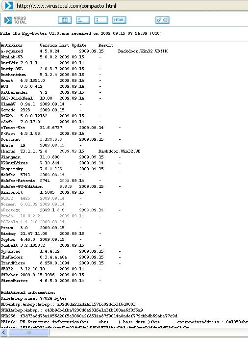 1Dc Egy-Booter V1.0 Coded By _Ya$MiNe_ Virusscan-22