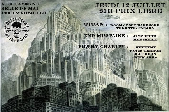 JEUDI 12 JUILLET. TITAN (Doom HC de Toronto, Ca) à Marseille 12juillet