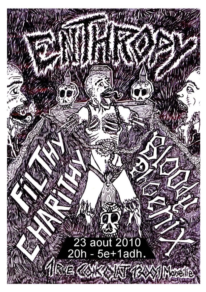 BLOODY PHOENIX / FILTHY CHARITY Marseille Lundi 23 Aout Fly23-08-10