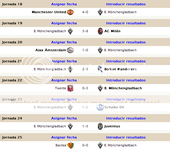 CLASIFICACIÓN FINAL Jornada 30 y todas las estadísticas grupo D 10borussia3