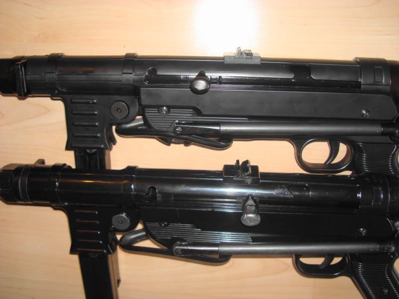 Marushin MP40 GBB & PFC Comparison GBBMP40DifferencesCocked