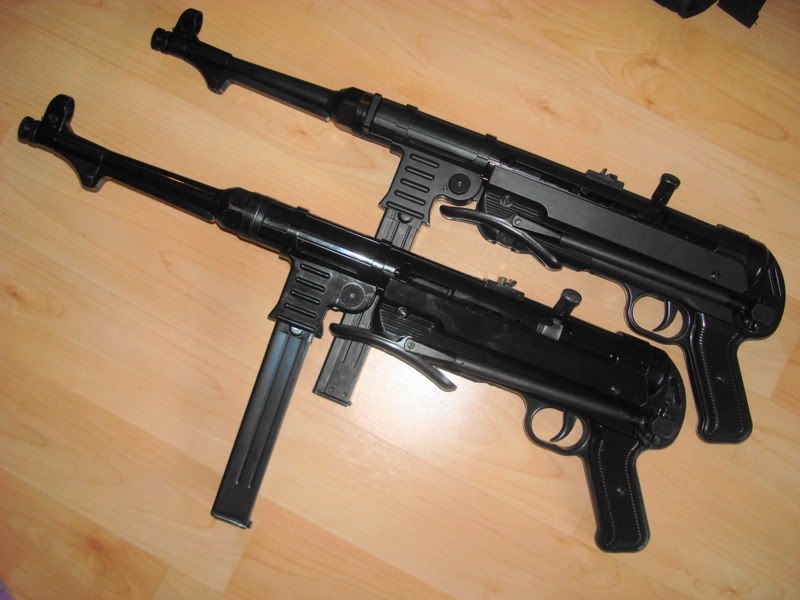 Marushin MP40 GBB & PFC Comparison GBBMP40PFCatfront