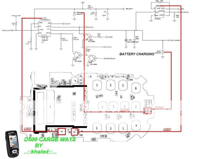 Samsung D500 charge ways D500chargeways