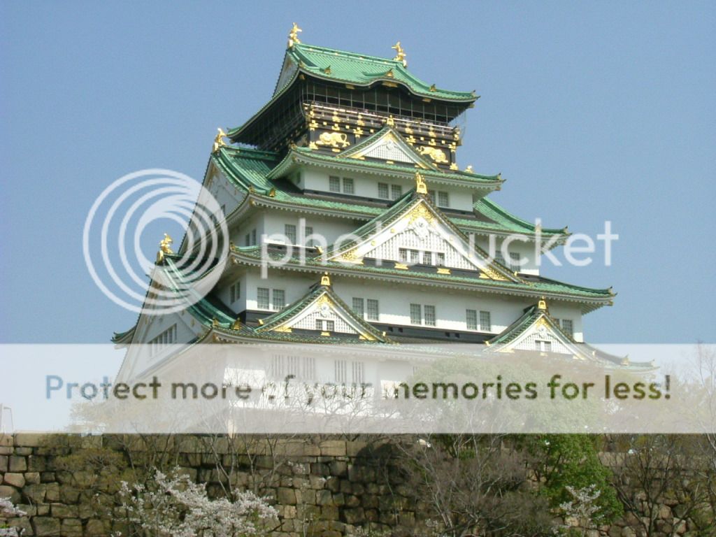 Japonya Fotografları Osaka-kalesi