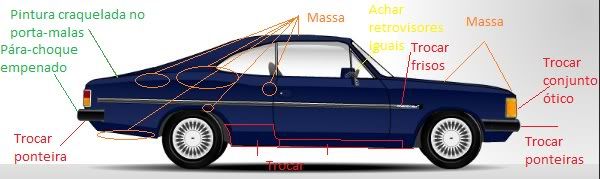 eletrica - Reforma - Coupé 1988 Opala11