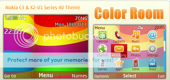 [share] Tổng hợp theme cực đẹp cho Nokia C3-00 & X2-01 Colorroom