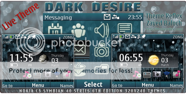 [share] Tổng hợp theme cực đẹp cho Nokia C3-00 & X2-01 Darkdesire