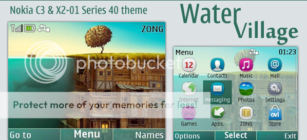 [share] Tổng hợp theme cực đẹp cho Nokia C3-00 & X2-01 Watervilage