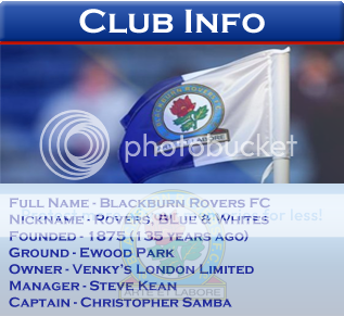 Blackburn Rovers || Back to the Top || Arte et Labore OPtemplate_ClubInfo1