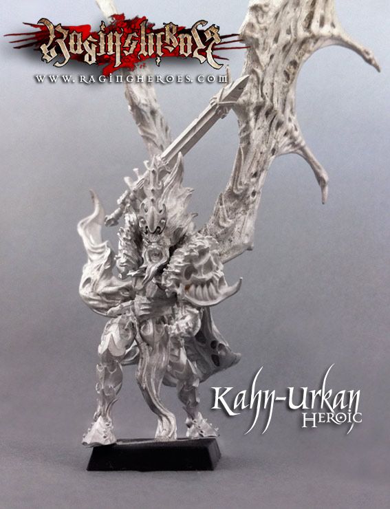 ¡El Señor de las Sombras Kahn-Urkan, ahora está disponible en Raging Heroes! Kahn-urkan-28mm-10