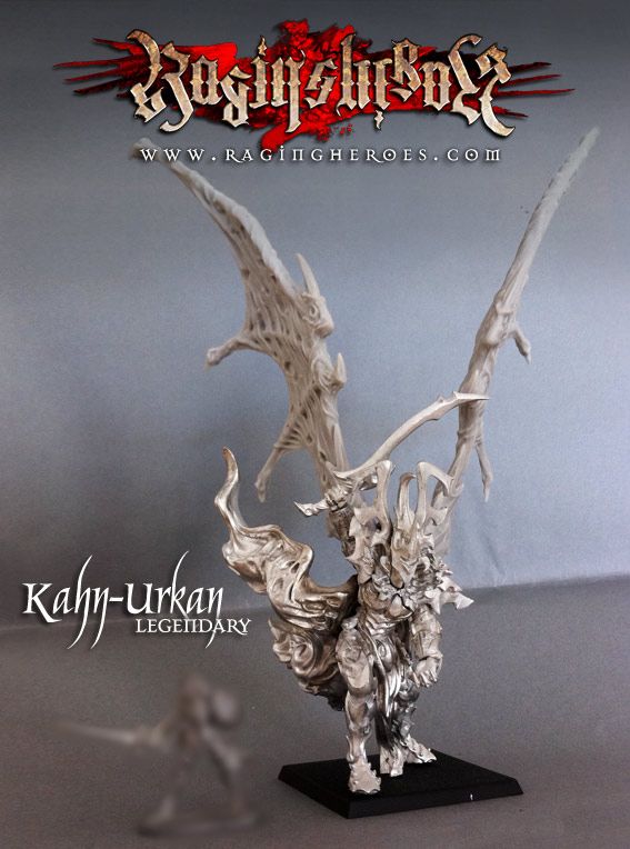 ¡El Señor de las Sombras Kahn-Urkan, ahora está disponible en Raging Heroes! Kahn-urkan-54mm-comparatif