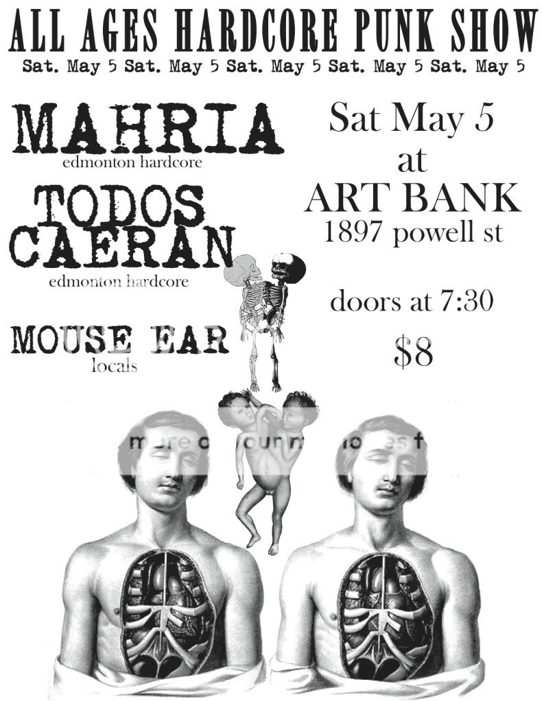 May 5 Mahria, Todos Caeran, Mouse Ear vancouver Mahriashow1