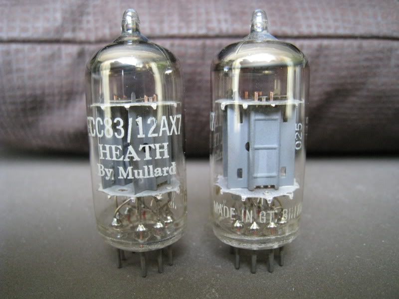 Heath by Mullard 12AX7 tubes (used) SOLD IMG_6791