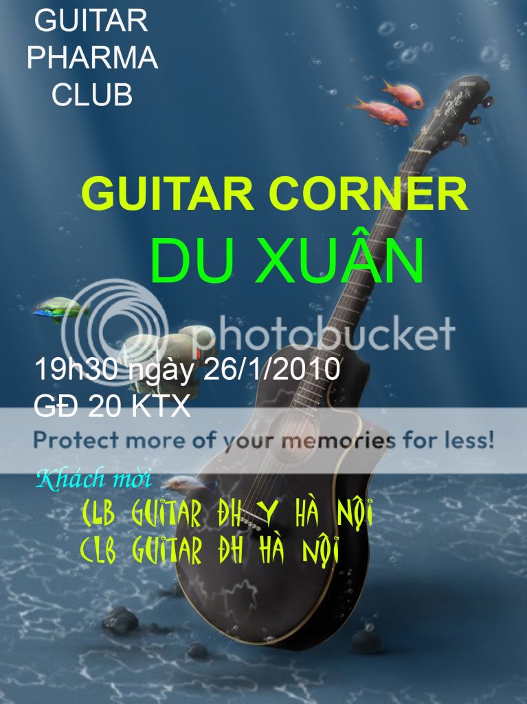 26/1/2010 Chương trình Guitar Corner – CLB Guitar ĐH Dược HN GuitarCornerthang1DuXuan