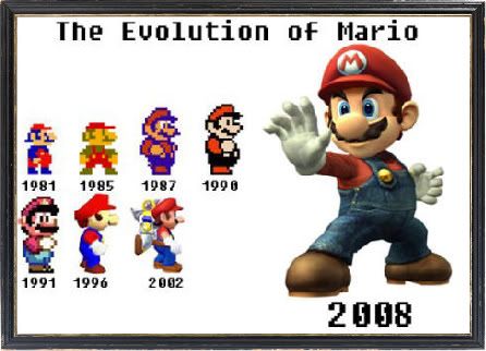 Mario Bros cumple 25 años! Evolucion-de-mario-bros