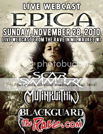 Segunda gira norteamericana Design Your Universe Epica_webcast