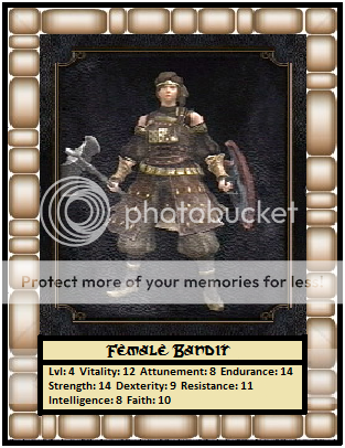 Dark Souls Trading Cards FemaleBanditTC