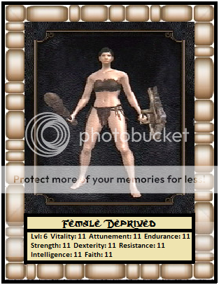 Dark Souls Trading Cards FemaleDeprivedTC