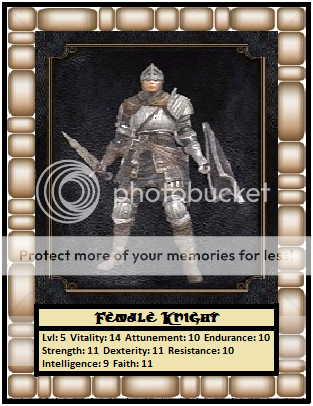 Dark Souls Trading Cards FemaleKnightTC