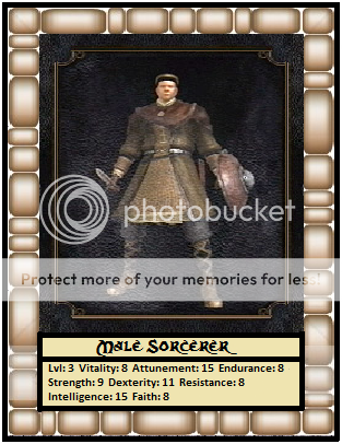 Dark Souls Trading Cards MaleSorcererTC